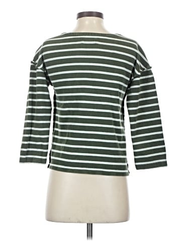Madewell Luxe Long-Sleeve Tee in Casler Stripe (view 2)