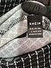 Shein Houndstooth Black Formal Skirt Size L - photo 4