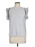 Zara Gray Short Sleeve Top Size L - photo 1