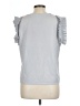 Zara Gray Short Sleeve Top Size L - photo 2