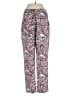 Stella McCartney 100% Silk Paisley Red Casual Pants Size EU (IT) 40 / US 4 - photo 2