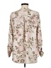 Soho 100% Polyester Floral Ivory Long Sleeve Blouse Size M - photo 2