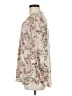 Soho 100% Polyester Floral Ivory Long Sleeve Blouse Size M - photo 5