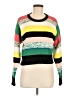 CAbi Color Block Green Pullover Sweater Size M - photo 1