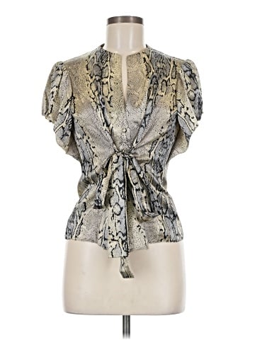 Vertigo Paris Short Sleeve Blouse (view 1)