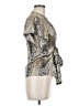 Vertigo Paris Silver Short Sleeve Blouse Size M - photo 4
