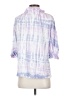 Sundry Tie-dye Purple 3/4 Sleeve Blouse Size Sm (1) - photo 2