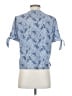 MICHAEL Michael Kors Blue Short Sleeve Blouse Size S - photo 2