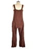 Everlane 100% Linen Solid Brown Jumpsuit Size 4 - photo 2