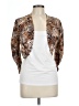 Isabella Rodriguez Animal Print Tan Cardigan Size L - photo 1