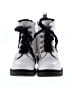Justice 100% Leather Silver White Ankle Boots Size 1 (baby) - photo 2