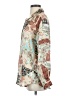 Zara 100% Polyester Paisley Ivory Long Sleeve Blouse Size S - photo 5
