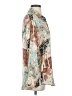 Zara 100% Polyester Paisley Ivory Long Sleeve Blouse Size S - photo 4