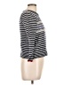 J.Crew Factory Store Stripes Silver Pullover Sweater Size L - photo 4