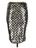Say What? Metallic Silver Formal Skirt Size M - photo 1