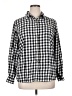 Assorted Brands Checkered-gingham Black Long Sleeve Button-Down Shirt Size XL - photo 1