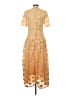 misook 100% Polyester Gold Cocktail Dress Size XS - photo 2