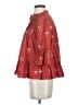 Ulla Johnson 100% Cotton Red 3/4 Sleeve Blouse Size 4 - photo 5