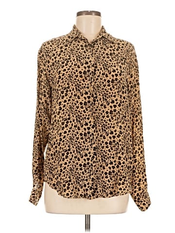 Lord & Taylor Long Sleeve Silk Top (view 1)