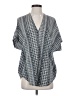 Philosophy Republic Clothing Aztec Or Tribal Print Blue Gray Kimono Size S - photo 1