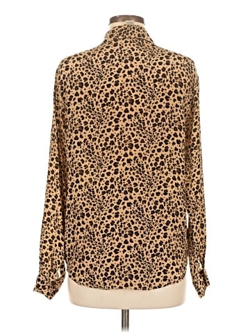 Lord & Taylor Long Sleeve Silk Top (view 2)