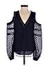 Karen Millen 100% Polyester Blue Sleeveless Blouse Size Sm (2) - photo 1