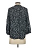 Joie 100% Silk Polka Dots Black 3/4 Sleeve Silk Top Size XS - photo 2