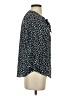Joie 100% Silk Polka Dots Black 3/4 Sleeve Silk Top Size XS - photo 4