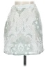 Urban Outfitters 100% Polyester Silver Formal Skirt Size S - photo 2