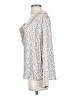 Zara 100% Polyester Polka Dots Ivory Long Sleeve Blouse Size M - photo 5