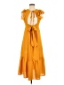 Shein 100% Polyester Orange Casual Dress Size M - photo 2