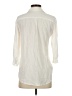 Studio Pasha Ivory 3/4 Sleeve Button-Down Shirt Size S - photo 2