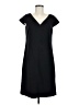 Talbots Solid Black Casual Dress Size 8 - photo 1