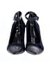 Assorted Brands 100% Leather Black Blue Heels Size 10 - photo 2