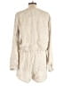 Cloth & Stone Metallic Ivory Romper Size L - photo 2