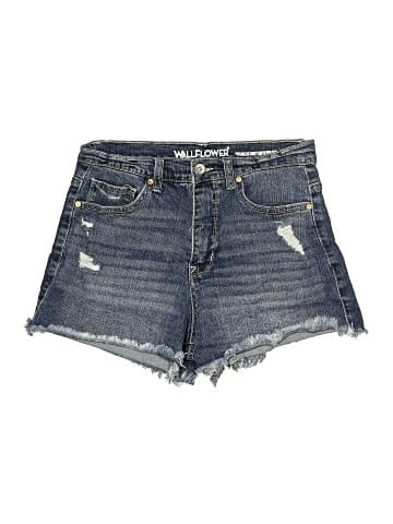 Wallflower Denim Shorts (view 1)