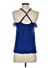 Express 100% Rayon Blue Tank Top Size XS - photo 2