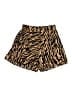 Glam Animal Print Gold Shorts Size M - photo 1