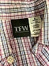 TFW Checkered-gingham Pink Long Sleeve Button-Down Shirt Size 5 - photo 3