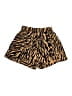Glam Animal Print Gold Shorts Size M - photo 2