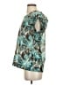 Ann Taylor 100% Polyester Teal Short Sleeve Blouse Size S - photo 5