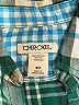 Cherokee 100% Cotton Plaid Green Long Sleeve Button-Down Shirt Size 4T - photo 3