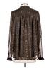 Buddy Love 100% Polyester Brown Long Sleeve Blouse Size S - photo 2