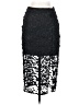 Bardot 100% Nylon Graphic Black Formal Skirt Size 4 - photo 1