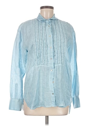 120% Lino Long Sleeve Blouse (view 1)