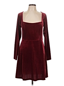 long sleeve cocktail wedding guest dress Burgundy Knee Length Long Sleeves Chiffon Wedding Guest Dress – Rebecca's  of Clinton