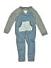Miki Miette Color Block Blue Long Sleeve Onesie 12-18 MO / 18 MO - photo 1