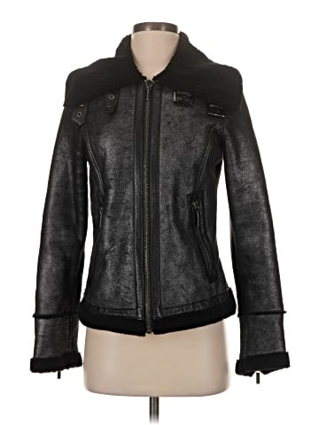 MICHAEL Michael Kors Leather Jacket (view 1)