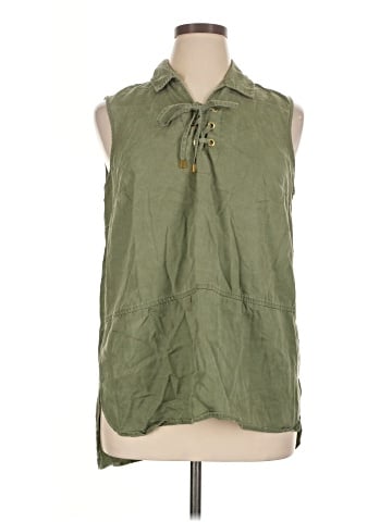 Ellen Tracy Sleeveless Button-Down Shirt (view 1)