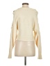 Intermix Ivory Wool Pullover Sweater Size S - photo 2